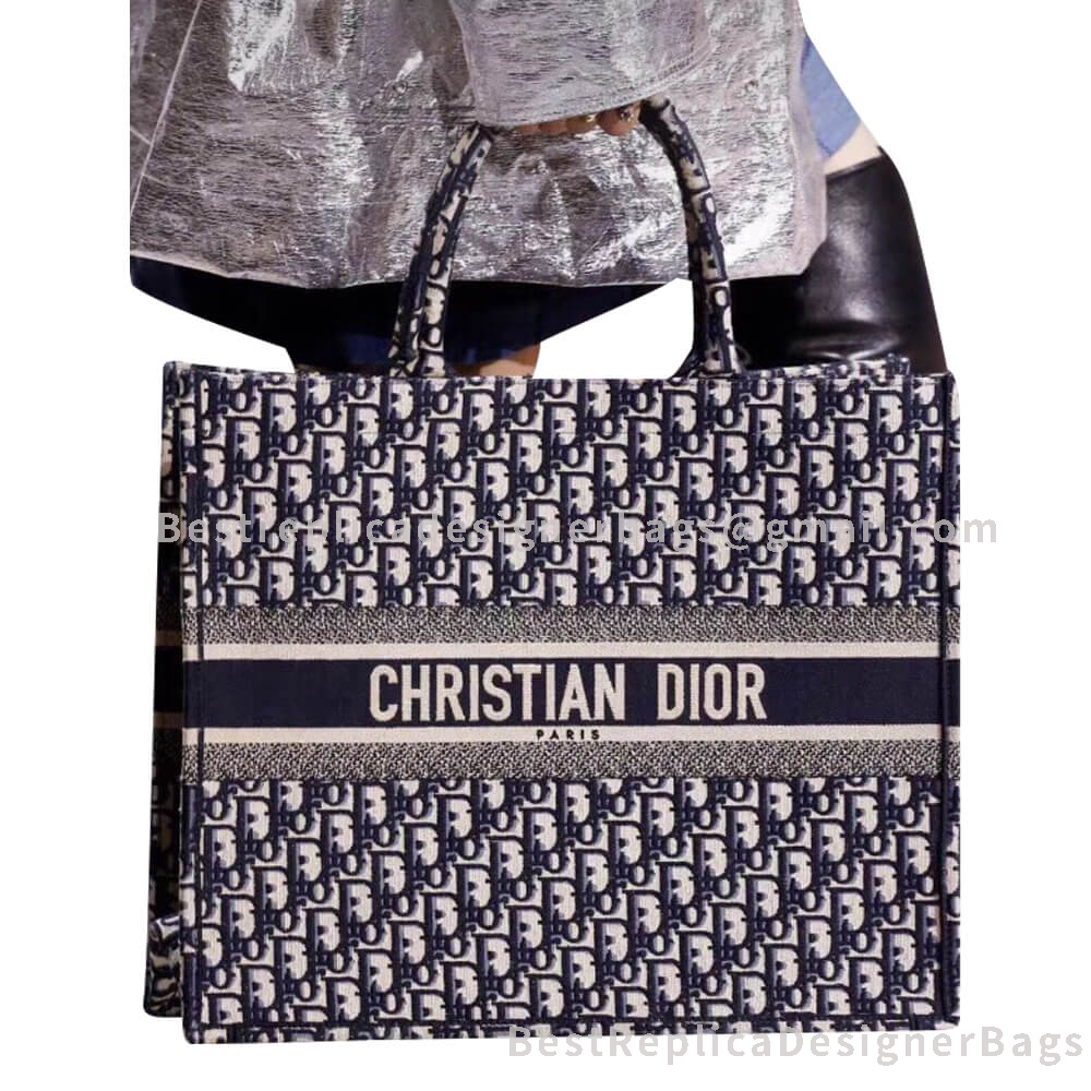 Dior Book Tote Dior Oblique Bag Purple 194635 - Best Dior Replica